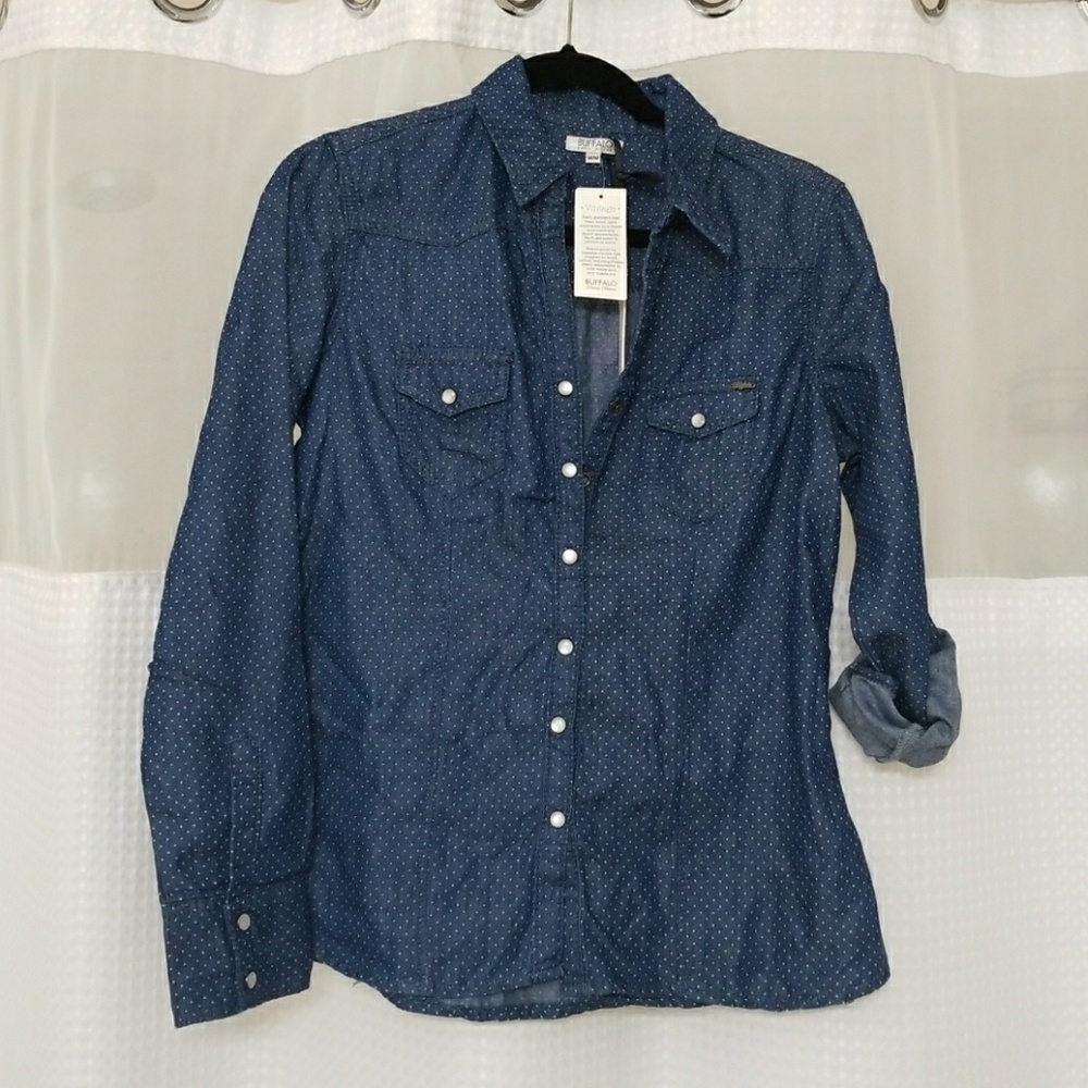 Buffalo Trixi  Polkadot Shirt-M